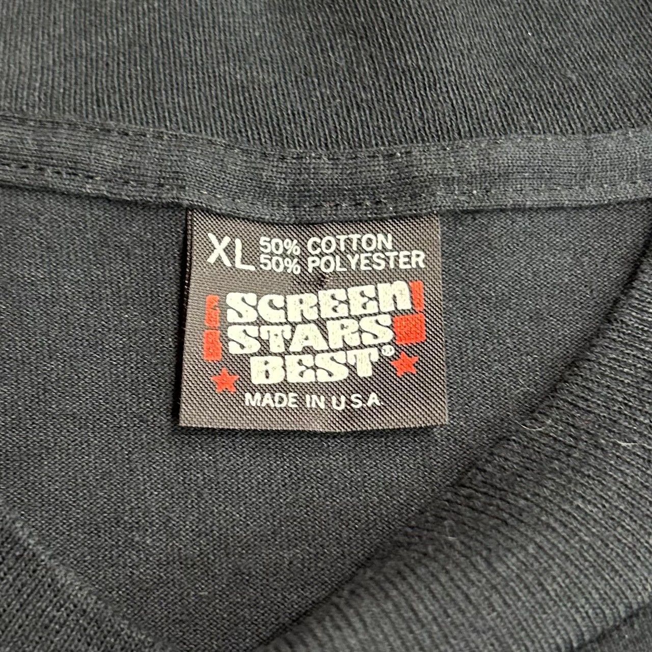 ハーレーダビッドソン ノースリーブ プリントTシャツ USA製 M 黒 8048 ハーレーダビッドソン ノースリーブ プリントTシャツ カットオフ