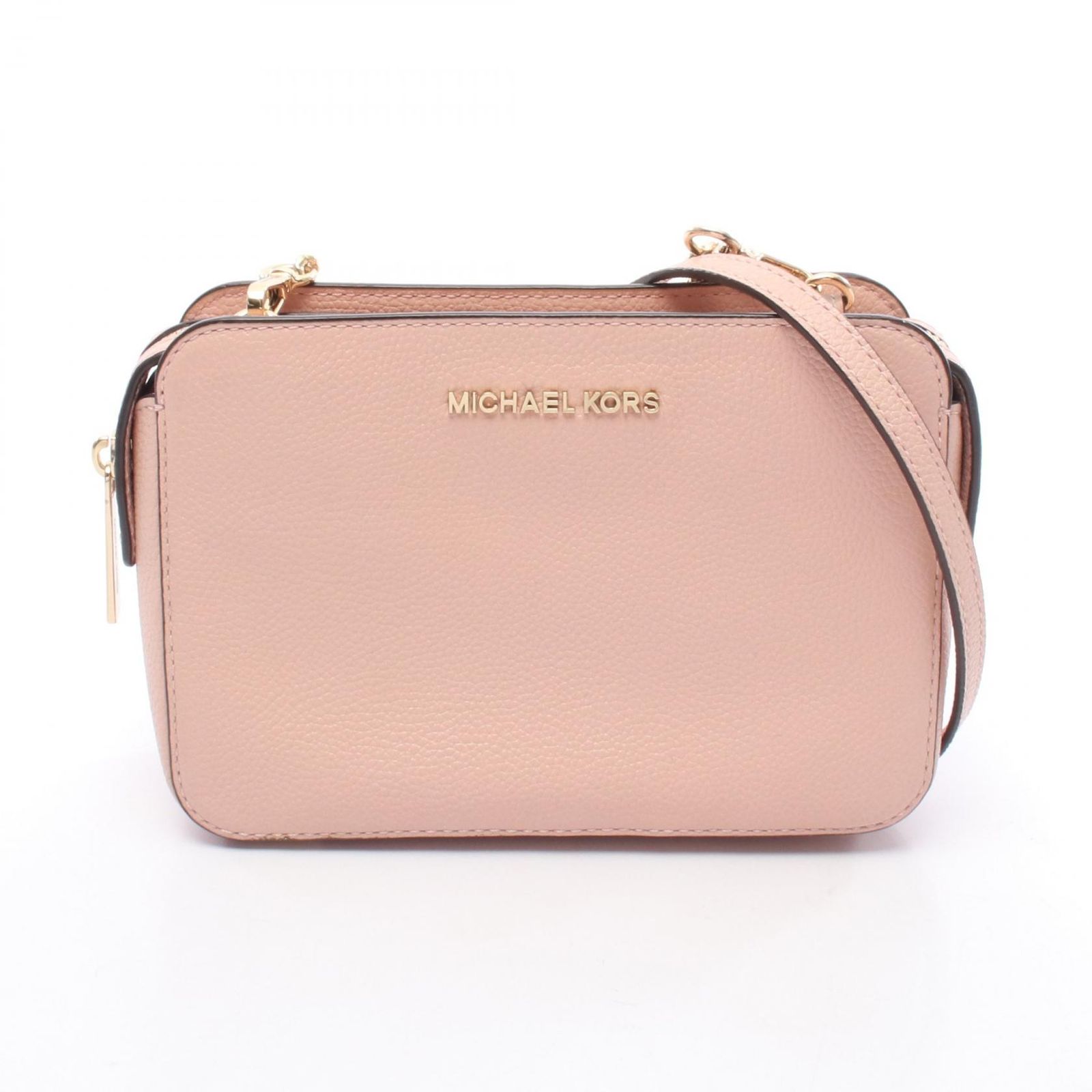 マイケルコース Michael Kors ショルダーバッグ ADELE SMALL CROSSBODY ピンク レザー ショルダーバッグ レディース Used A