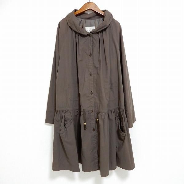 2023AW センソユニコ io comme io コート イオ コム イオ anc イオコムイオセンソユニコ io comme io コート 40 カーキ ロング