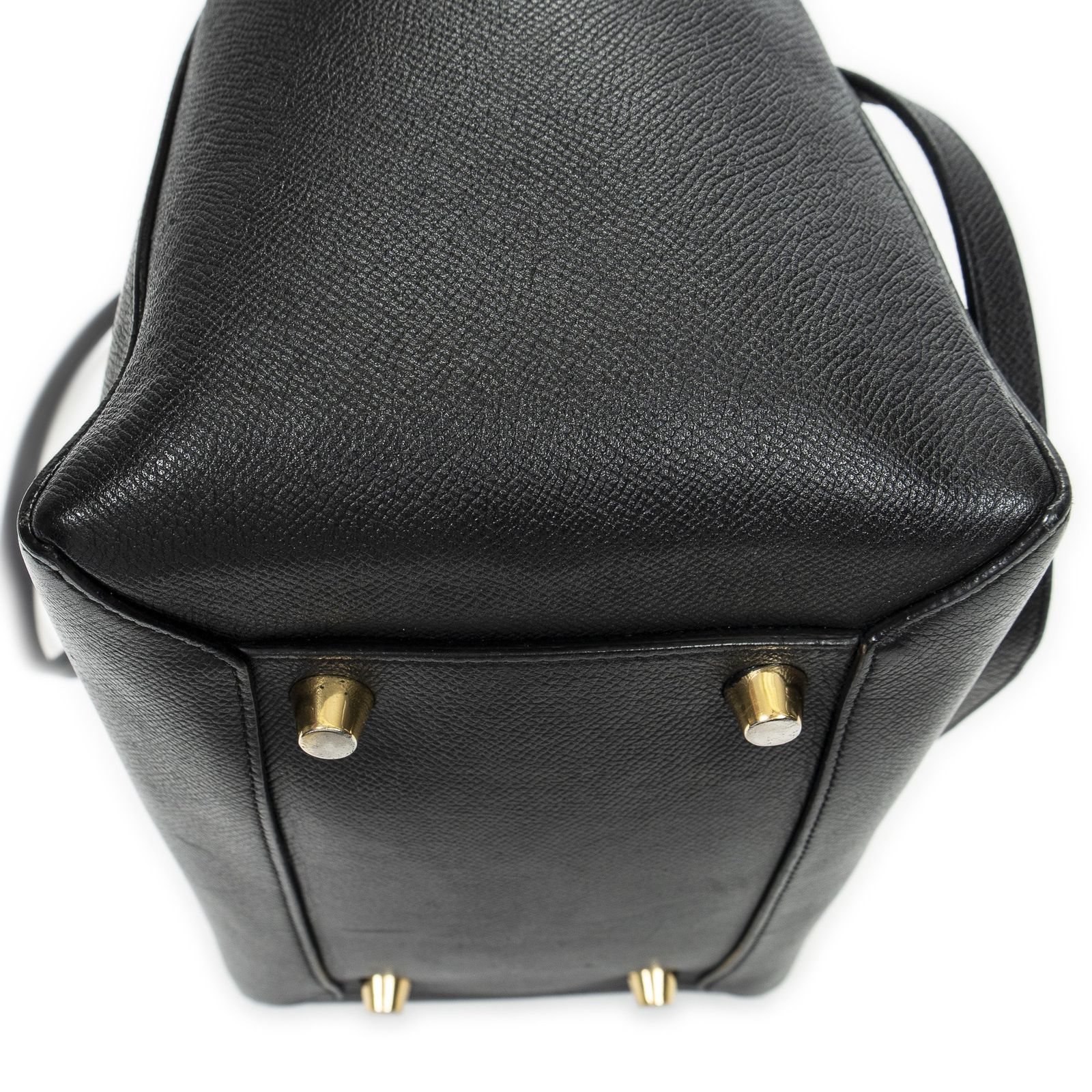 CELINE セリーヌナノベルトバッグ黒グレインレザーA