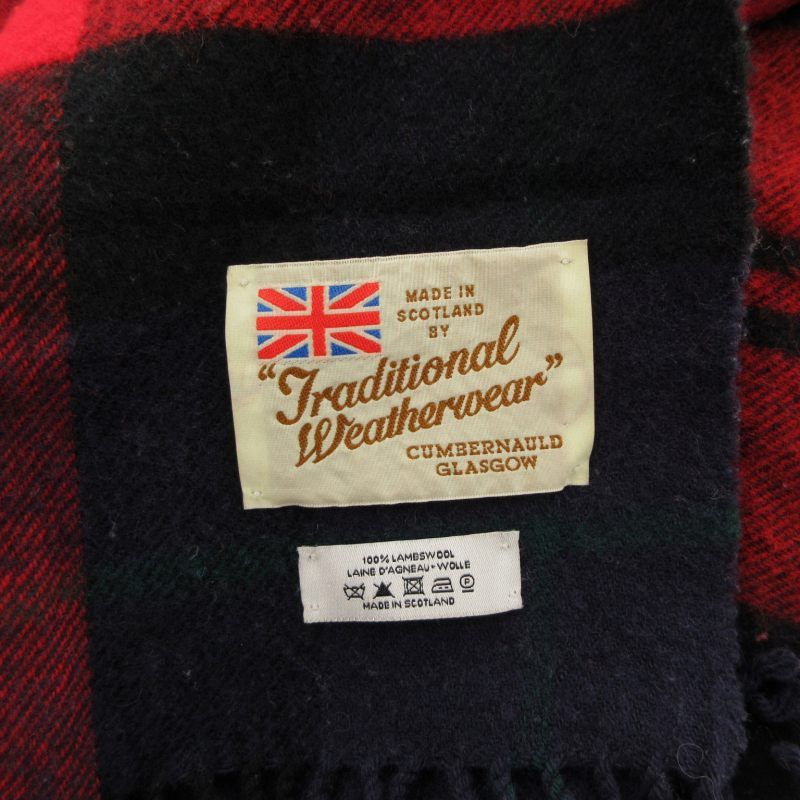 未使用　美品　Traditional Weatherwear ストール　マフラー TRADITIONAL WEATHERWEAR トラディショナル ウェザウェア