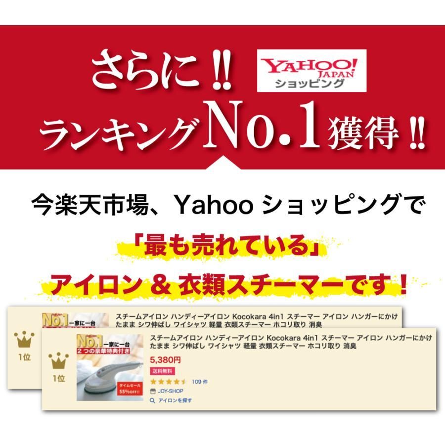 スチーマー ハンガーにかけたまま