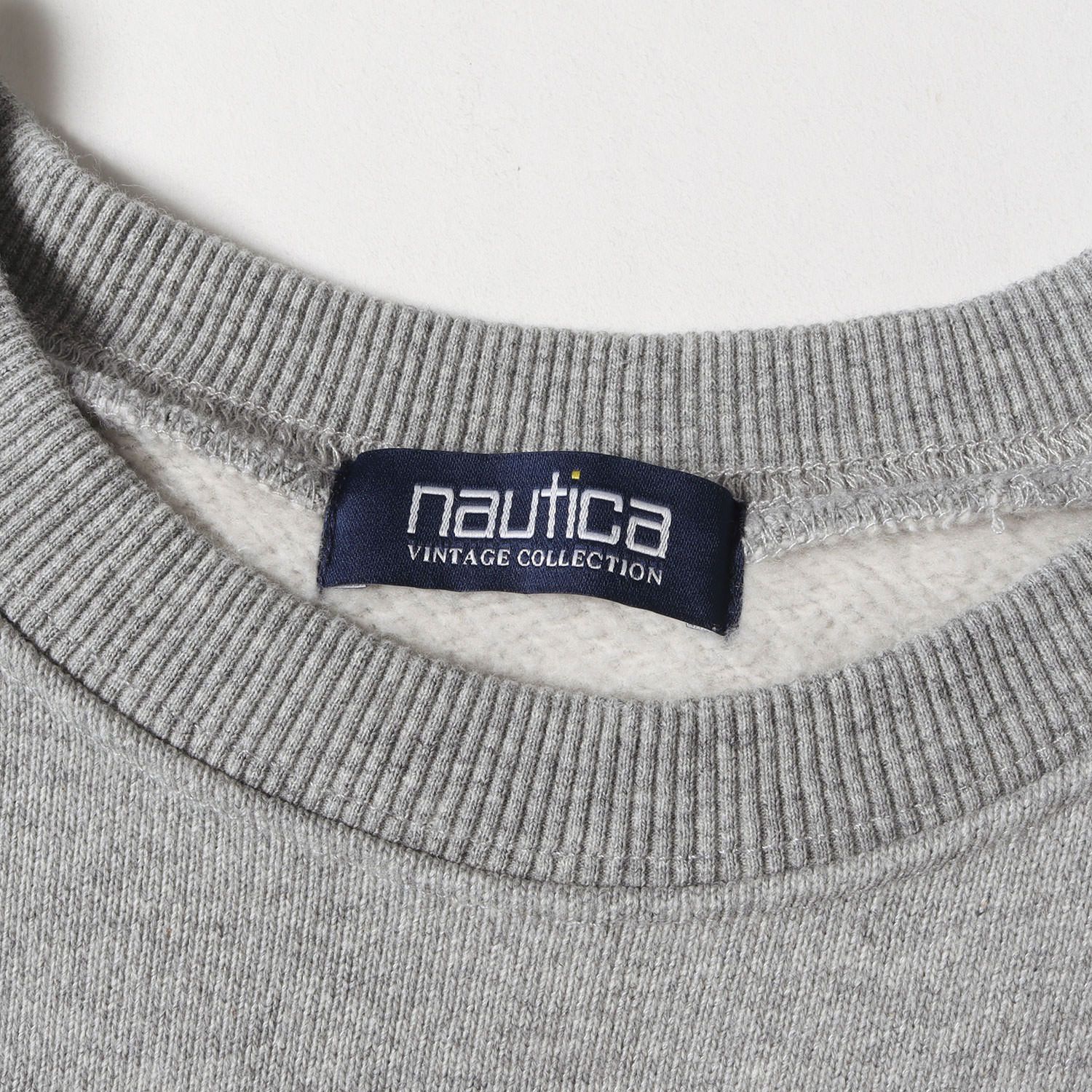 美品 Nautica ノーティカ スウェット サイズ:L ヘビーオンス クルー