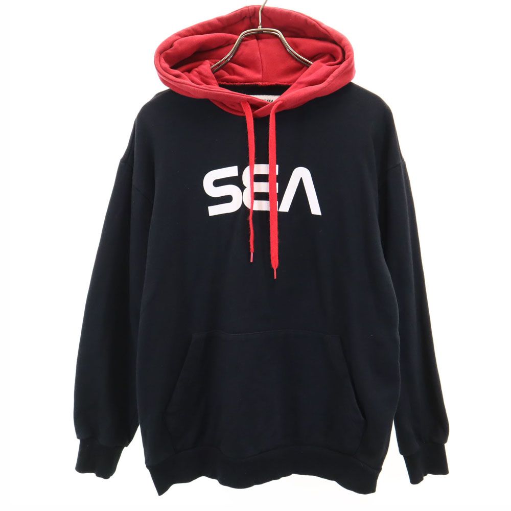 ウィンドアンドシー 長袖 スウェットパーカー M ブラック WIND AND SEA メンズ ウィンドアンドシー 長袖 スウェットパーカー M ブラック WIND AND SEA