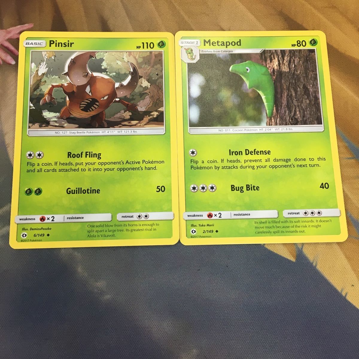 Pinsir 9/64 Rare 1st Edition HOLO Scratch Error Pokemon Card