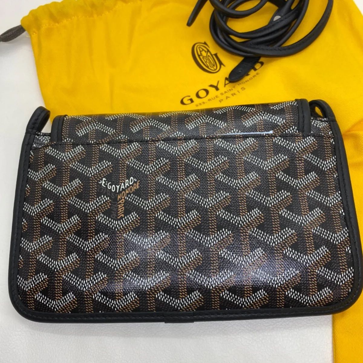 新品】GOYARD プリュメポーチウォレット ブラック - End Premium