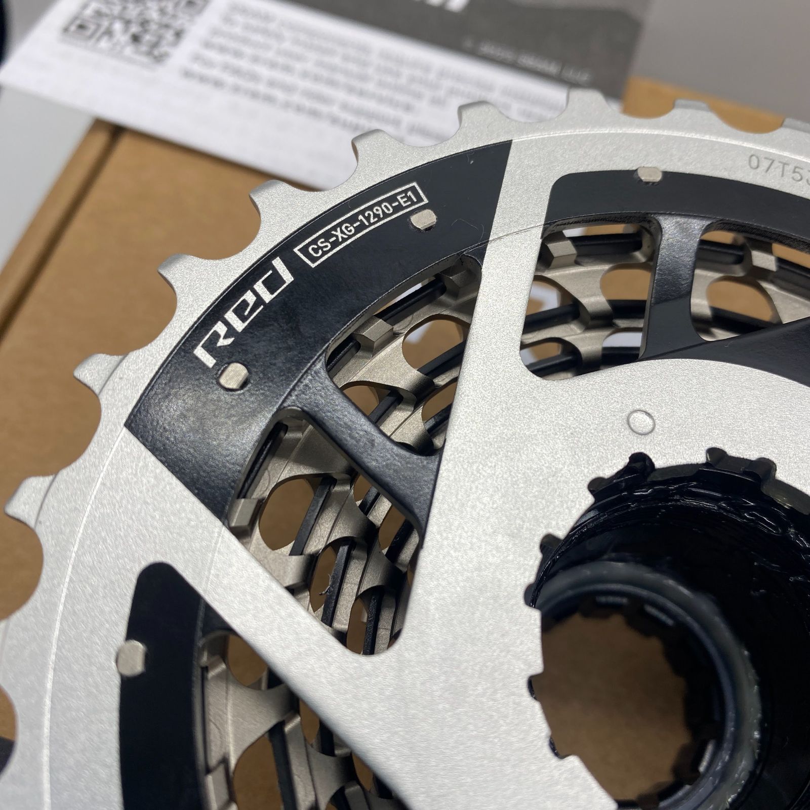 SRAM Red AXS E1 カセットスプロケット XG-1290 Silver E1 10-30T 12s BRIGHTFACE_UK