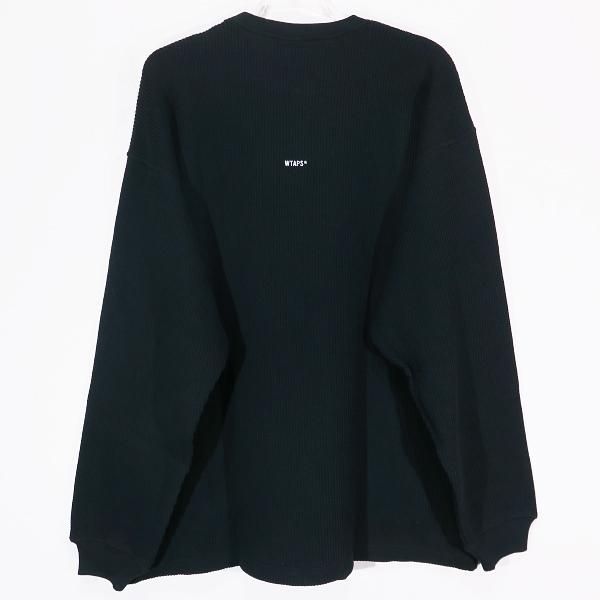 WTAPS ダブルタップス 23AW WAFFLE 01/LS/COTTON.SIGN 232ATDT 