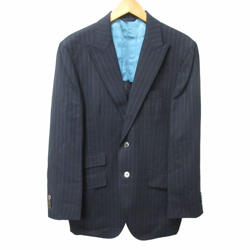 azabu tailor ネイビー ビジネススーツ 3点セット ネイビースーツで始まりネイビースーツで終わる | オーダースーツ