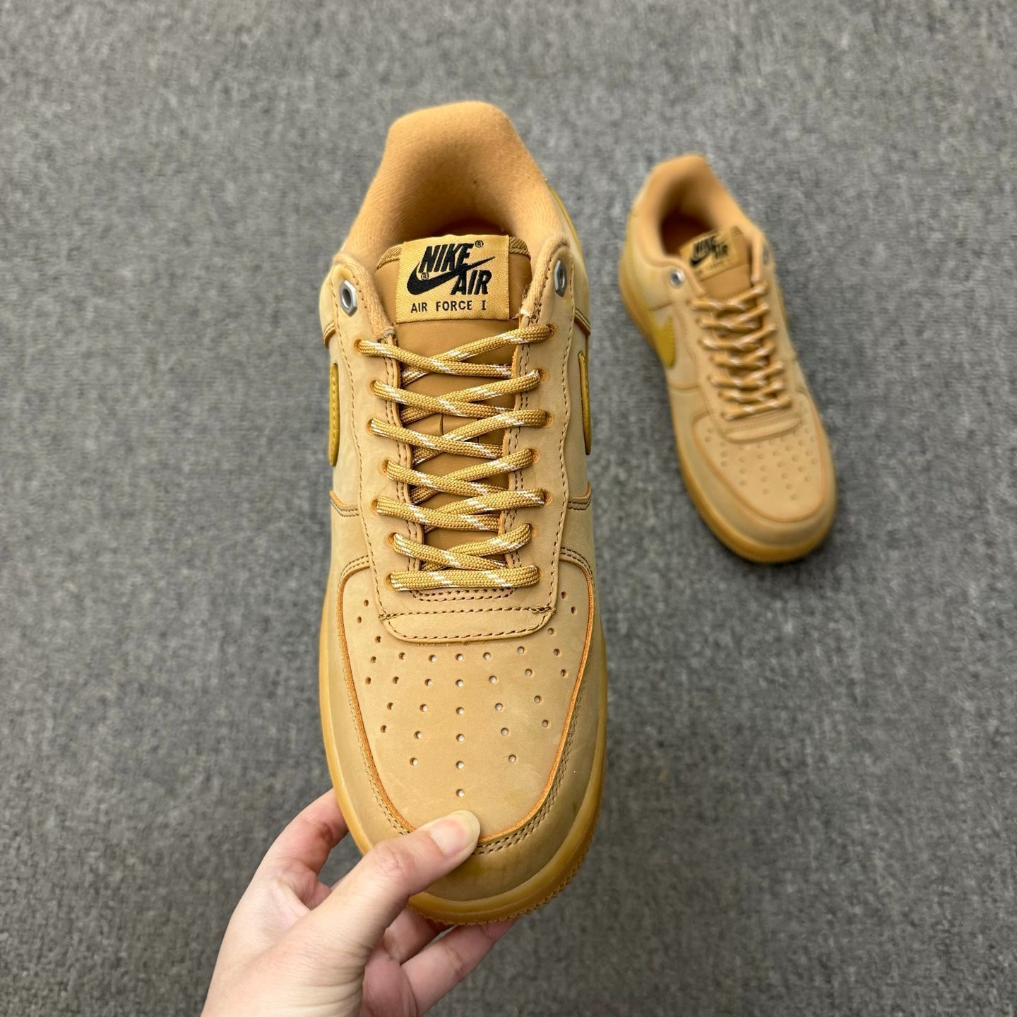 ナイキ エアフォース1 ロー フラックス/ウィート 25cm エアフォース1 ロー フラックス ウィート Nike Air Force 1 Low