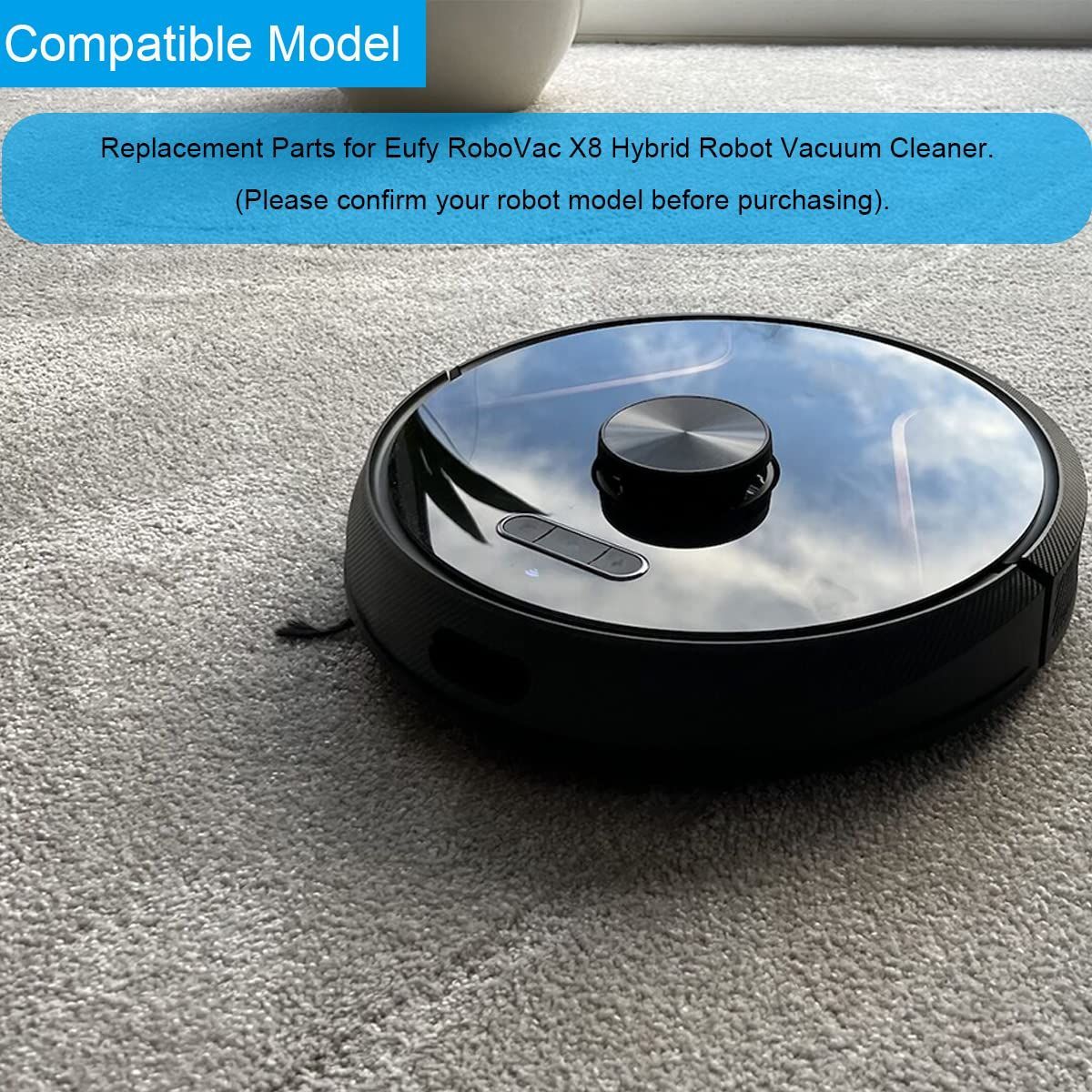 ロボット掃除機 Eufy RoboVac X8 新品ブラシ+フィルター付