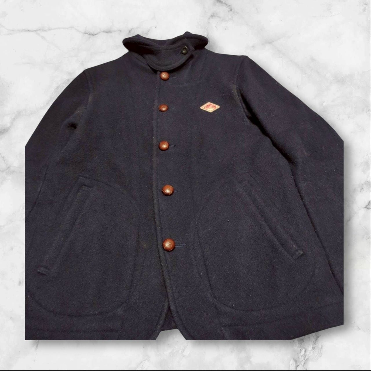 ダントン】danton（38）ウールモッサコート アウター ミドル丈