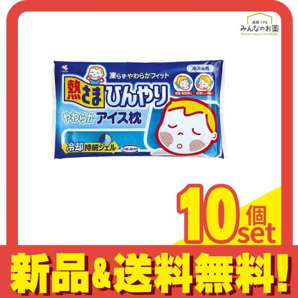 熱さまひんやり やわらかアイス枕 1000g 10個セット