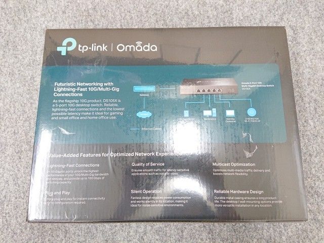TP-Link Omada DS105X UN Ver.2 5ポート 10Gマルチギガビット アンマネージスイッチ CHRISTIANNAURATH_COM_BR