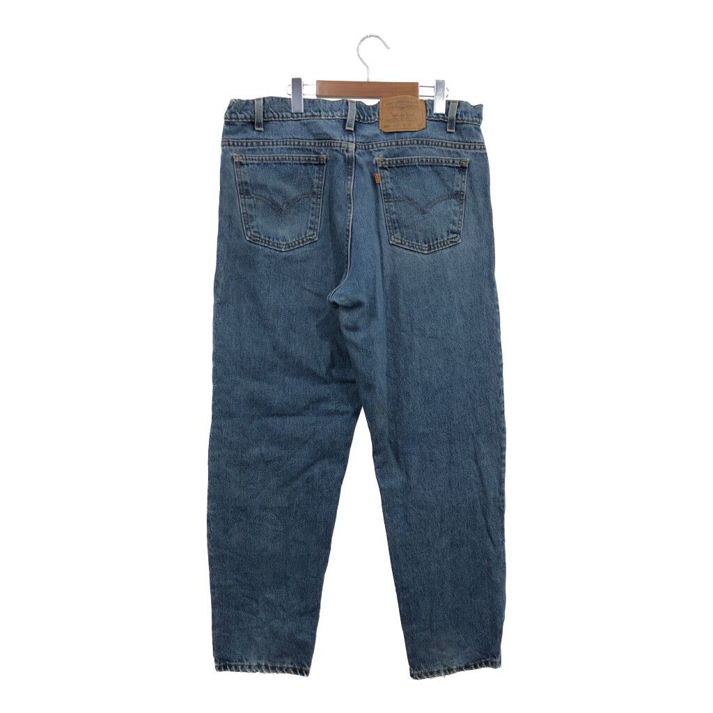 【古着】Levi's 550 リラックスフィット デニム W38 L32 W38×L32】Levi's 550 デニムパンツ 革パッチ | 古着屋OLDGREEN