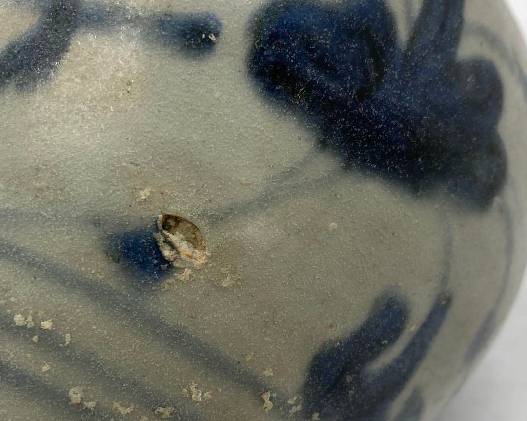 中国明時代 古染付 小壺 トヒチ 直径12㎝ 東山5-1130④ - メルカリ