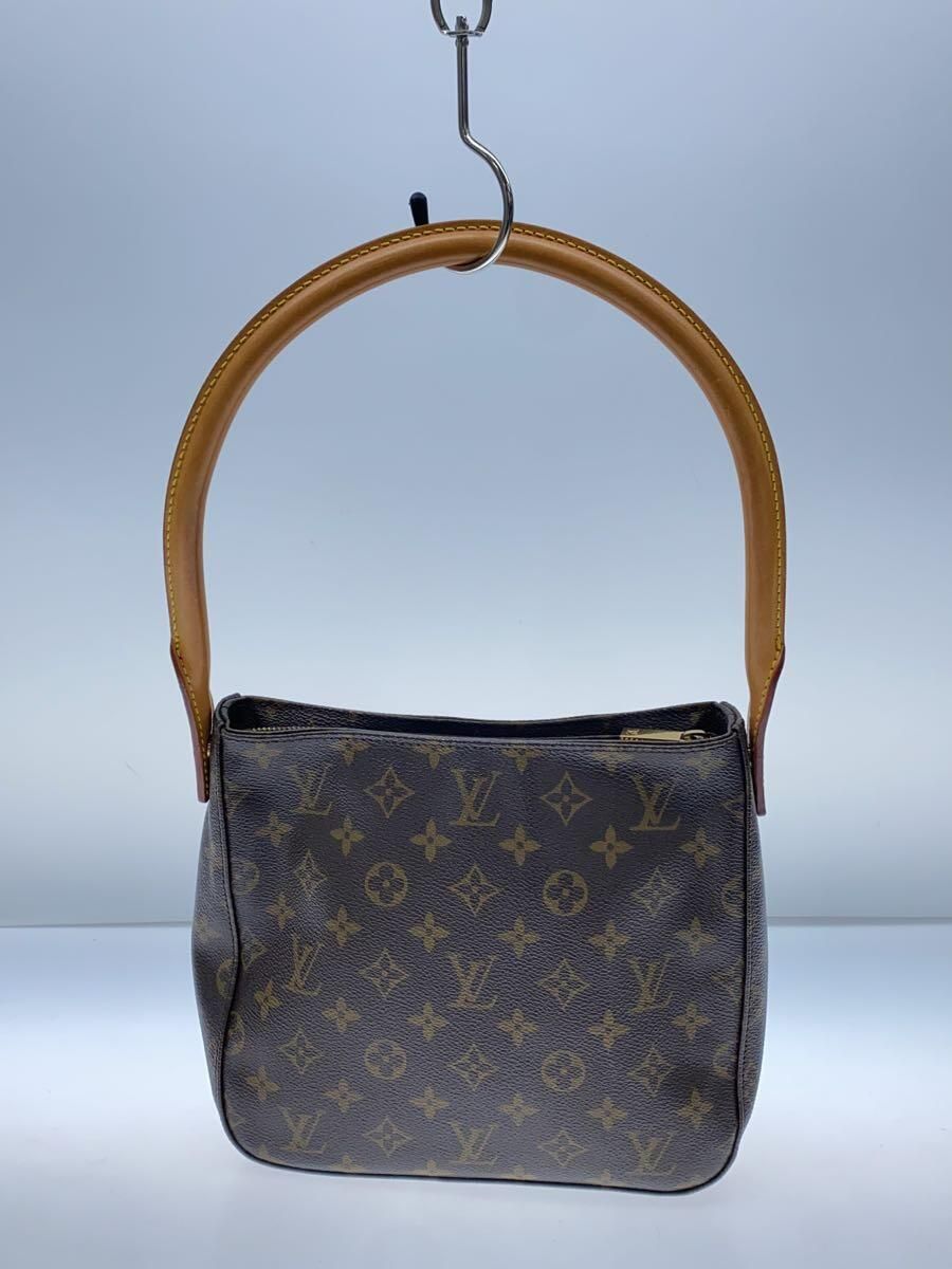 LOUIS VUITTON ルーピングMM_モノグラム・キャンバス_BRW PVC ブラウン - メルカリ