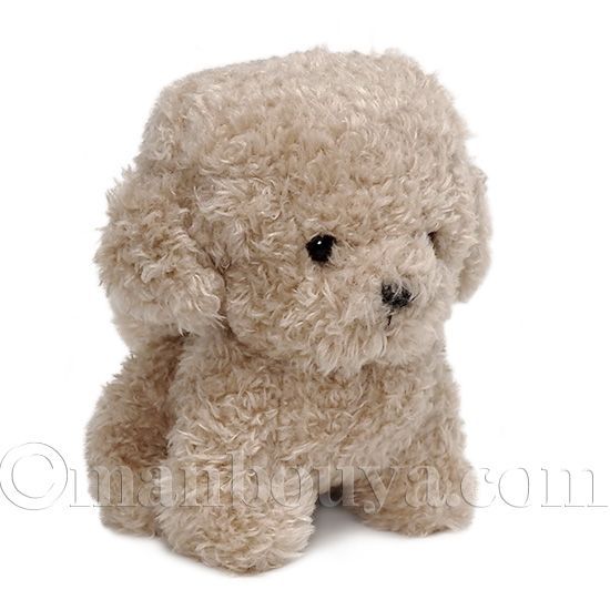 トイプードル ぬいぐるみ 犬 内藤デザイン研究所 わたぽ ブラウン 9cm