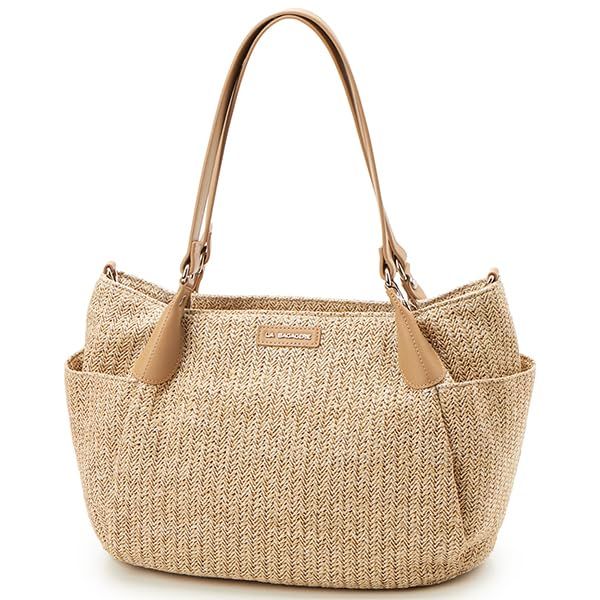 ラバガジェリー トートバッグ つまみハンドル サマー2wayトートバッグ B921515EC ベージュ 21