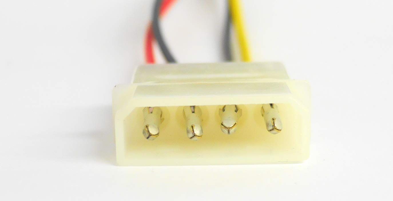 オーディオファン シリアルATA用電源変換ケーブル SATA電源 15ピン ケーブル ストレート