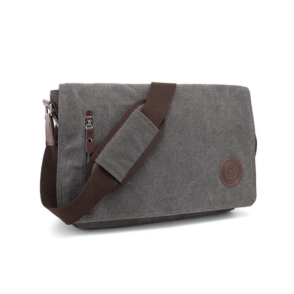 ダークグレー  ショルダーバッグ kbag41 メッセンジャーバッグ ショルダーバッグ キャンバスバッグ メッセンジャーバック ショルダーバック ショルダー キャンバスバック 肩掛け 横型 キャン