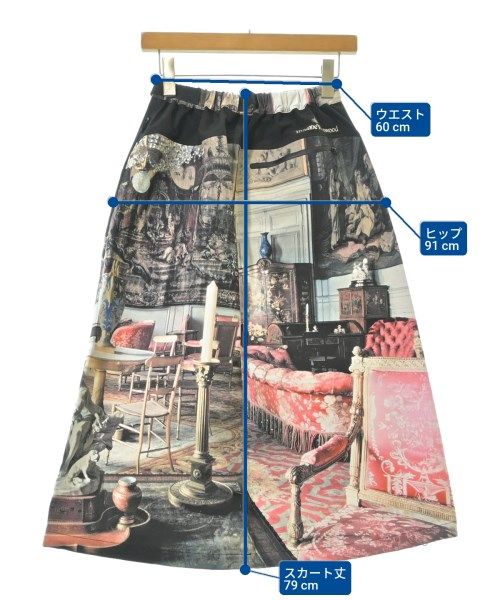 ひざ丈スカート レディース