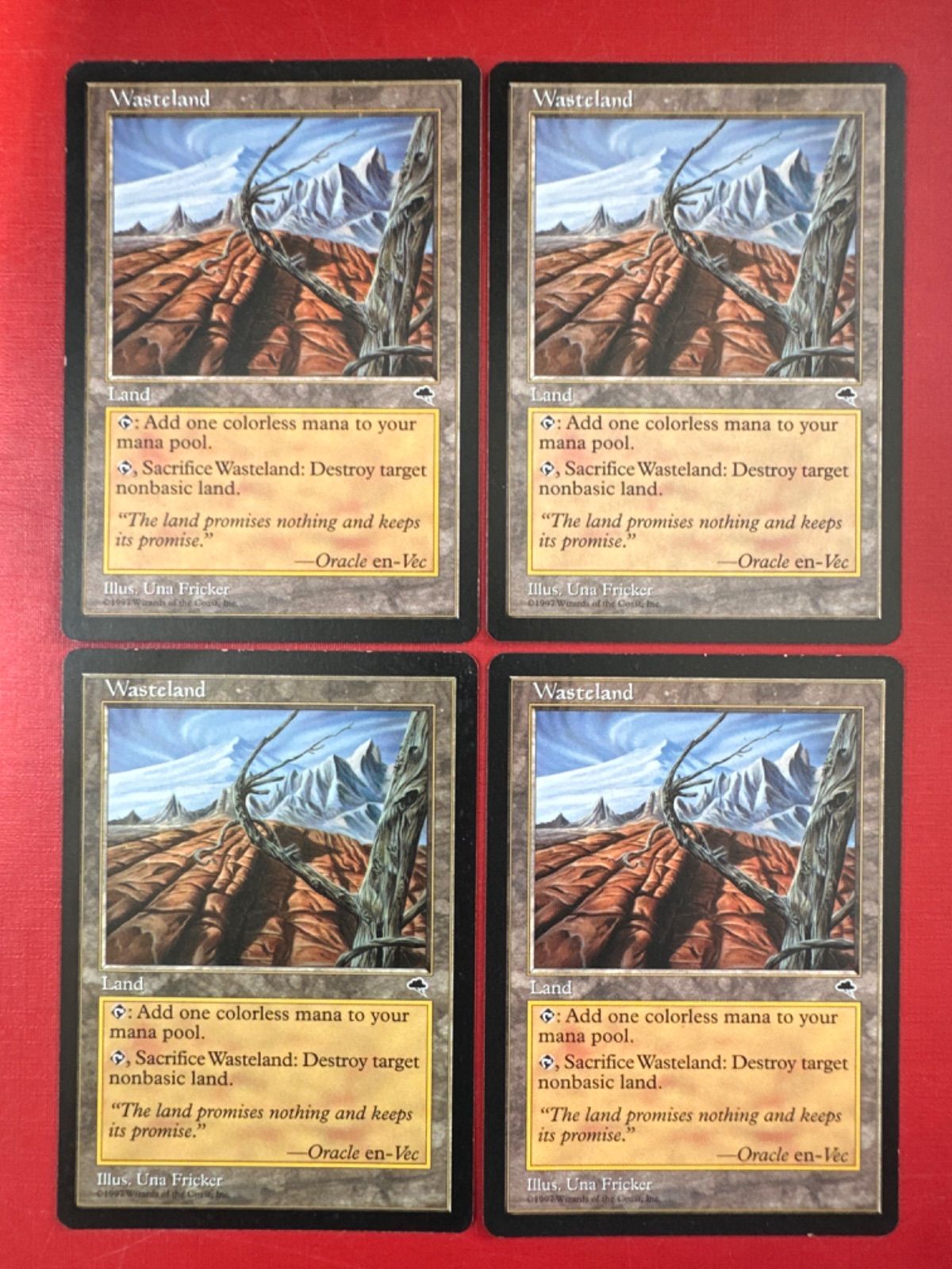 MTG 不毛の大地 TMP 英語版 4枚セット【メルカリ便】 MTG 不毛の大地 4枚 (TMP EN) - メルカリ