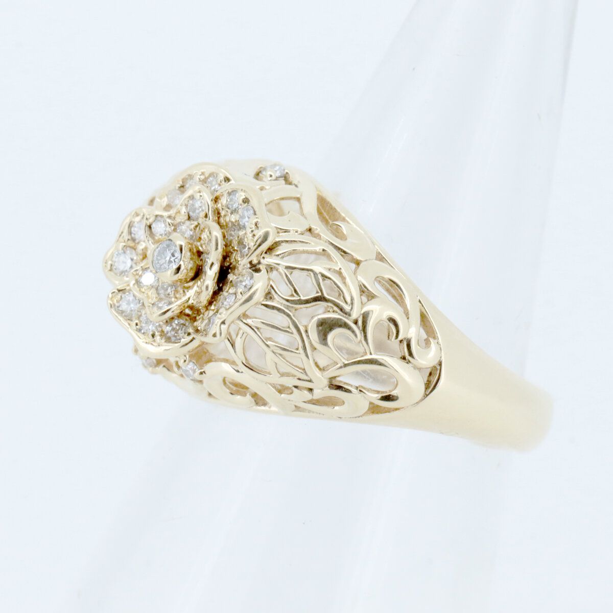 ラザールダイヤモンド ダイヤモンド リング 指輪 0.30ct 12号 K18YG(18  