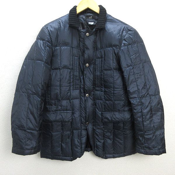 D■23区 HOMME ダウンジャケット JKT PERTEX【L程度】紺/MENS/18【中古】