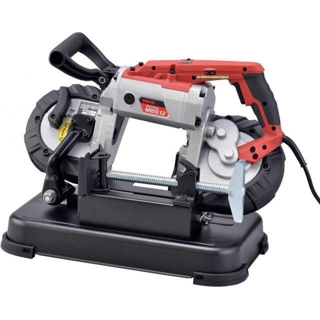 ワキタ MEIHO ポータブル バンドソー MBS12-1 シルバー 切断機 切断 帯鋸 帯のこ 鉄 ステンレス 難削材 切断 6段階 切替