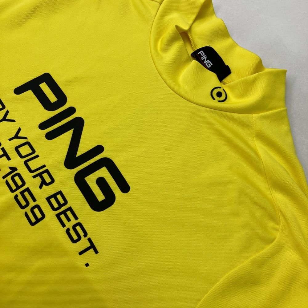サイズ：L PING ピン 2024年モデル ハイネック 半袖Tシャツ