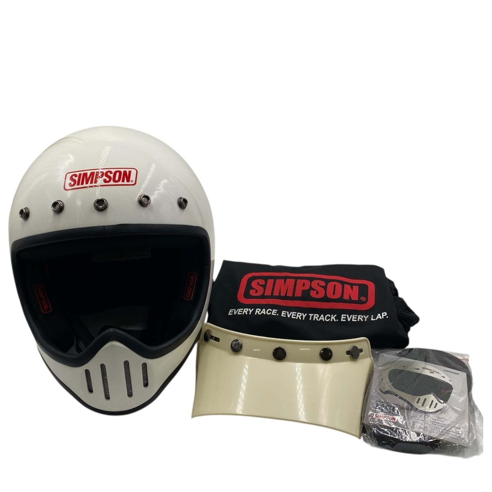 シンプソン（SIMPSON）ハーフヘルメット希少サイズXL シンプソン（SIMPSON）ハーフヘルメット希少サイズXL