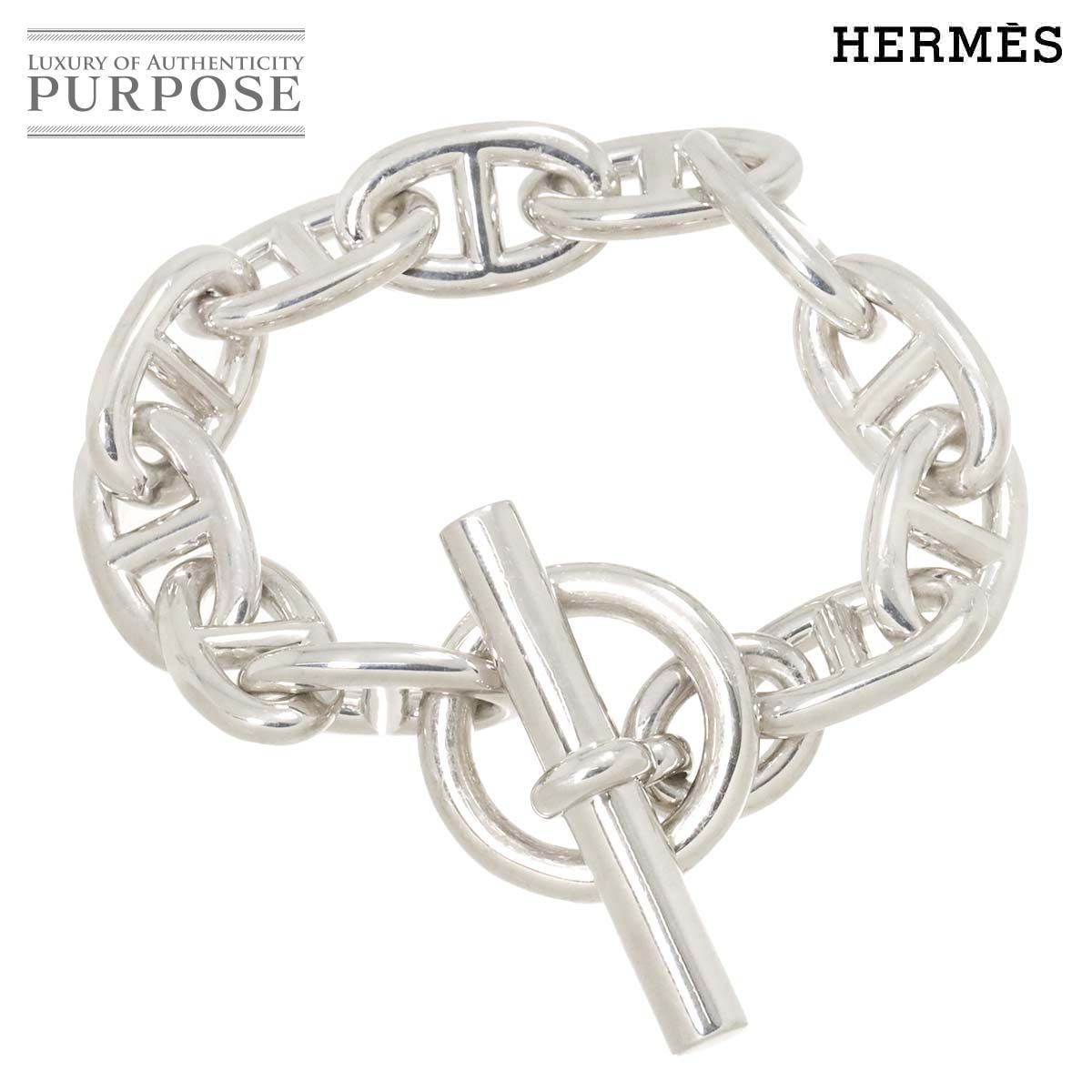 エルメス HERMES シェーヌダンクル TGM ブレスレット 11コマ 16cm  