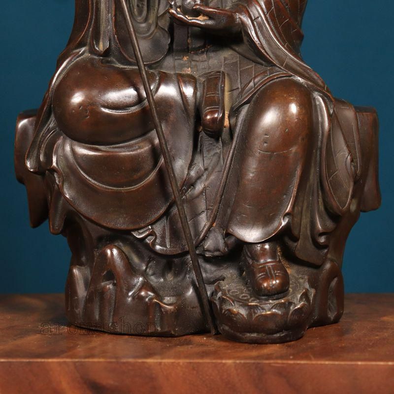 銅製 仏像 地蔵王菩薩仏像 応接間仏間 家庭用 室内 奉納 工芸品