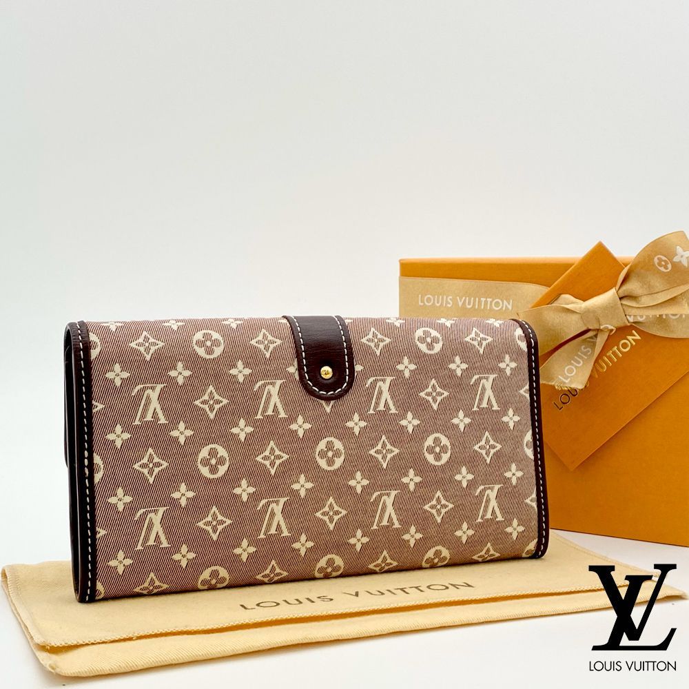美品　モノグラム・イディール ポルトフォイユ・サラ セピア 最高峰品】ルイヴィトン LOUIS VUITTON モノグラム・イディール