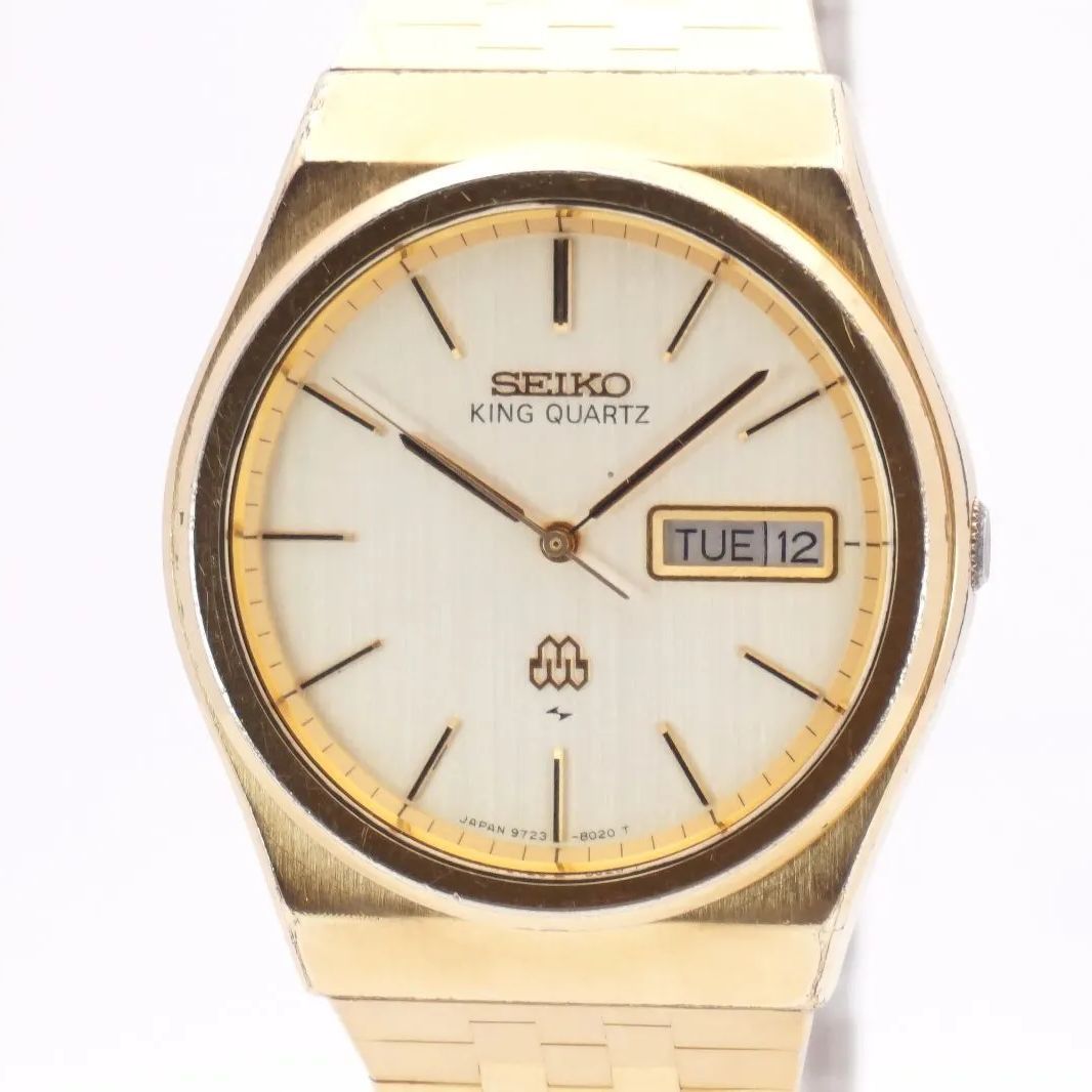 稼動品 新品電池 セイコー SEIKO キングツイン クォーツ 9723