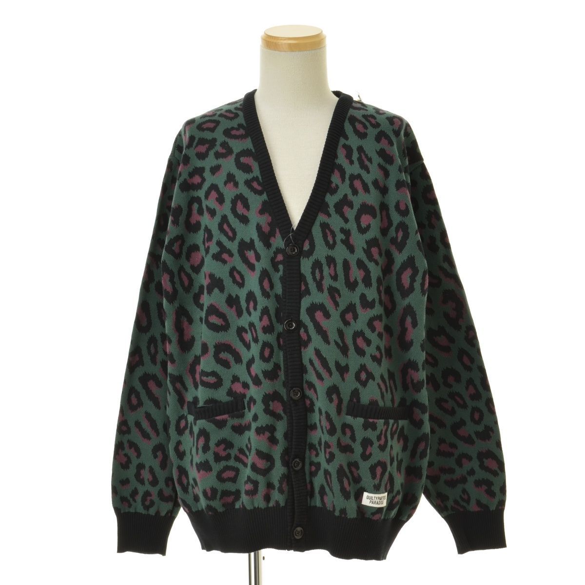 L【WACKO MARIA / ワコマリア 】 23SS 23SS-WMK-KN16 LEOPARD JACQUARD 