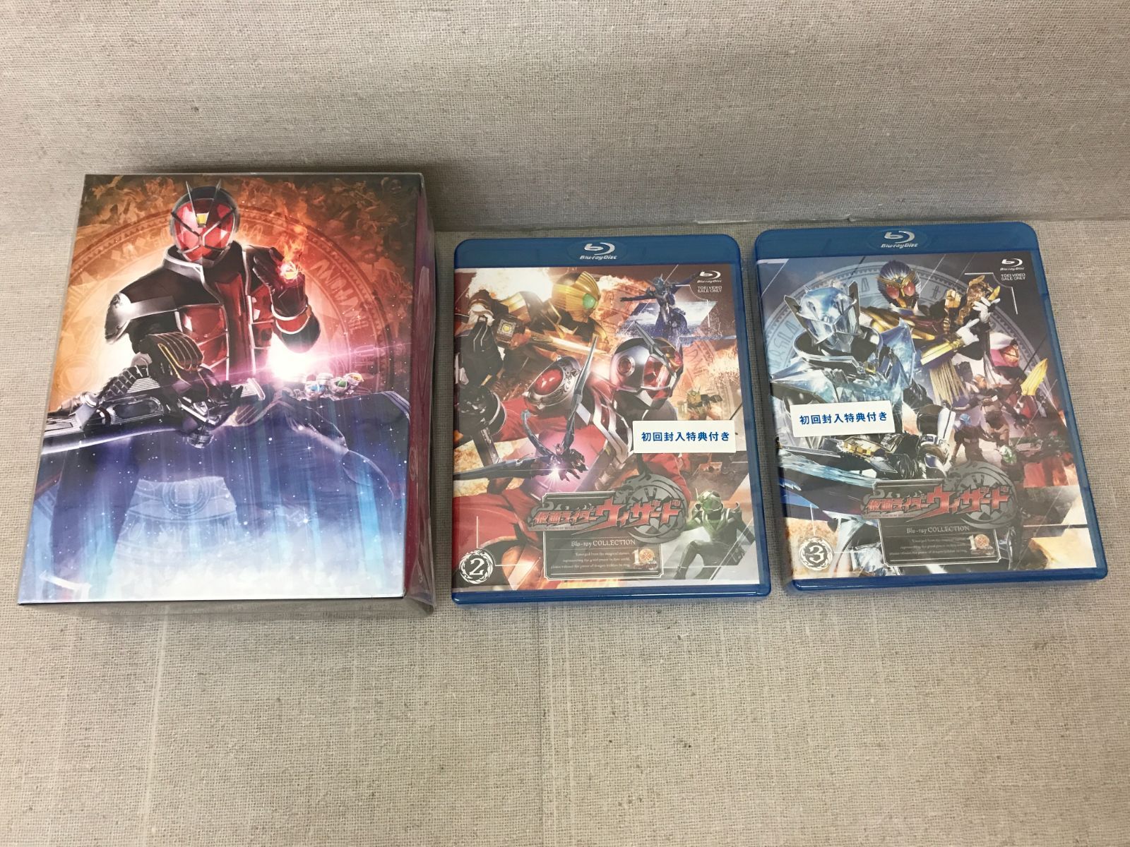 ◆ 仮面ライダー ウィザード Blu-ray COLLECTION 1～3セット RE0045 ◆