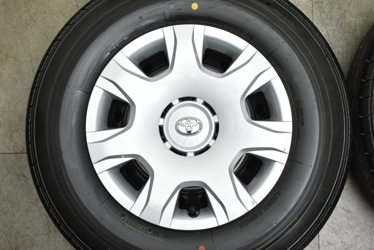 ハイエース　新車外し　純正アルミホイール&タイヤセット 新車外しハイエース純正ホイール