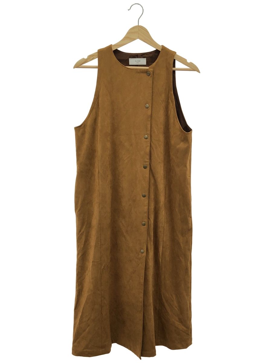 25040912301010 フェイクスウェードジャンパースカート