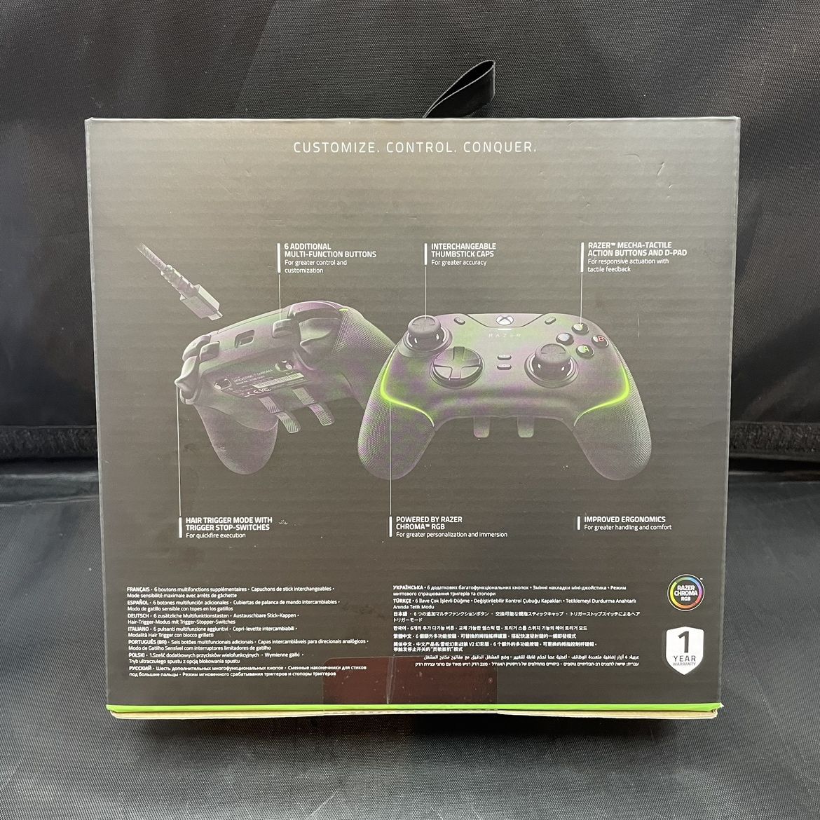RAZER WOLVERINE V2 CHROMA XBOX コントローラー RZ06-04010100-R3M1 ゲーミングコントローラー プロ