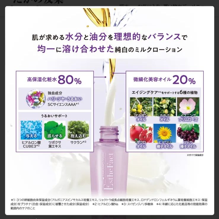 【新品未開封】エステファクト エンリッチローション 50mL 2本セット たかの友梨