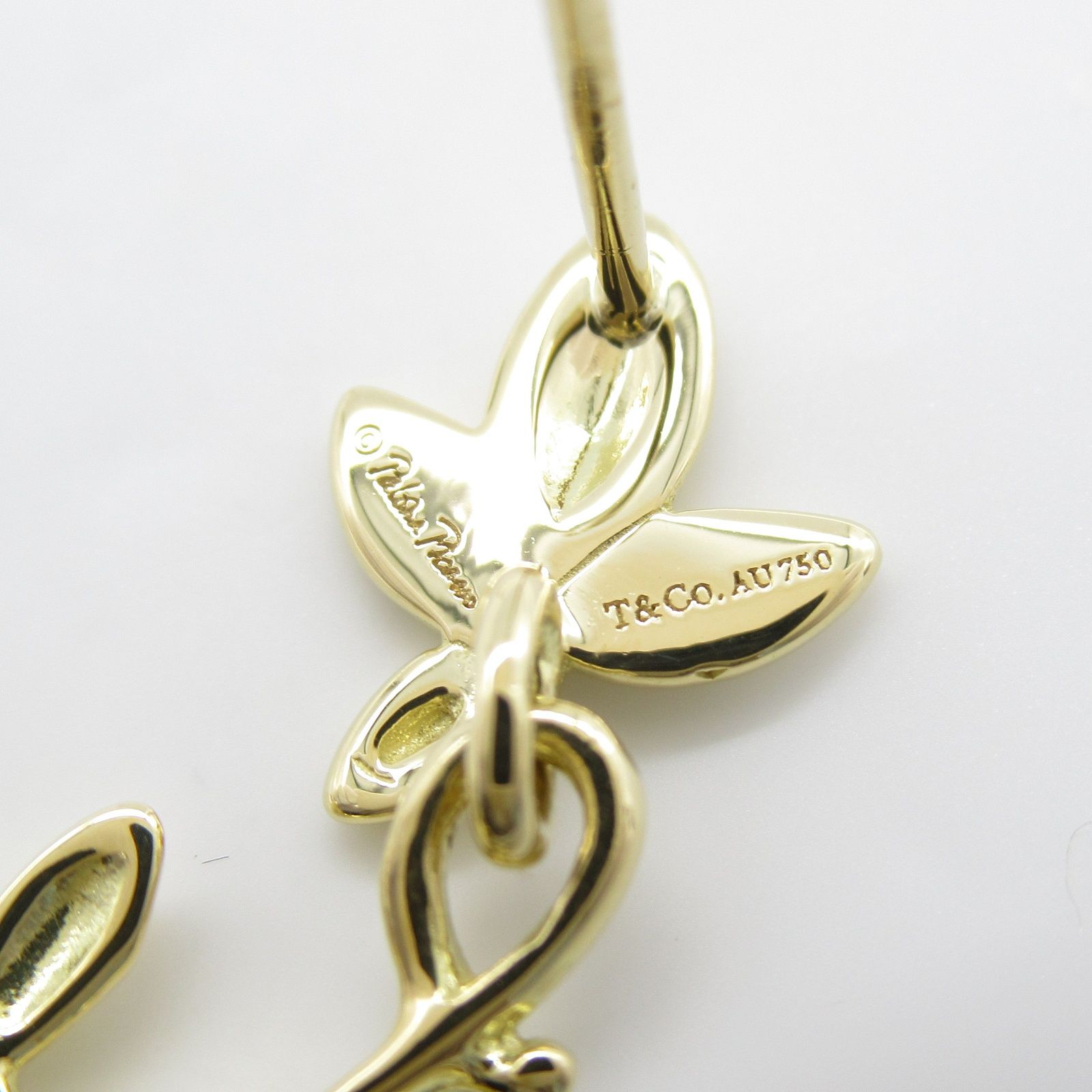 Tiffany ティファニーオリーブリー フピアス K18イエローゴールド ティファニー TIFFANY＆CO ピアス オリーブリーフ ピアス K18