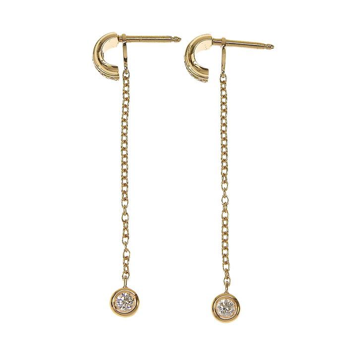 PIAGET ピアジェ ポセション ダイヤ ピアス G38PY800 K18YG 750