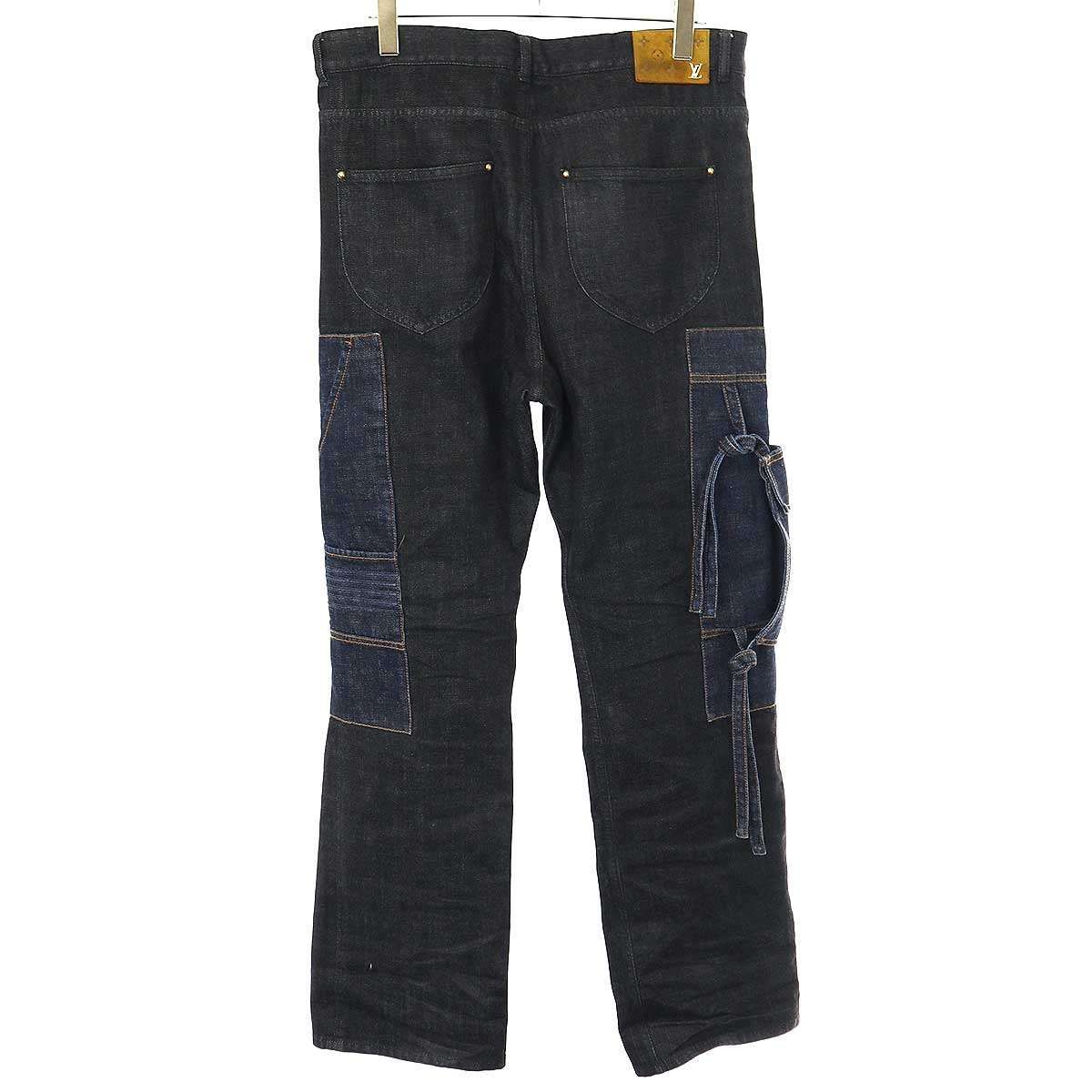 最高級 22AW ルイヴィトン VUITTON LOUIS Karakoram Trousers Denim パンツ
