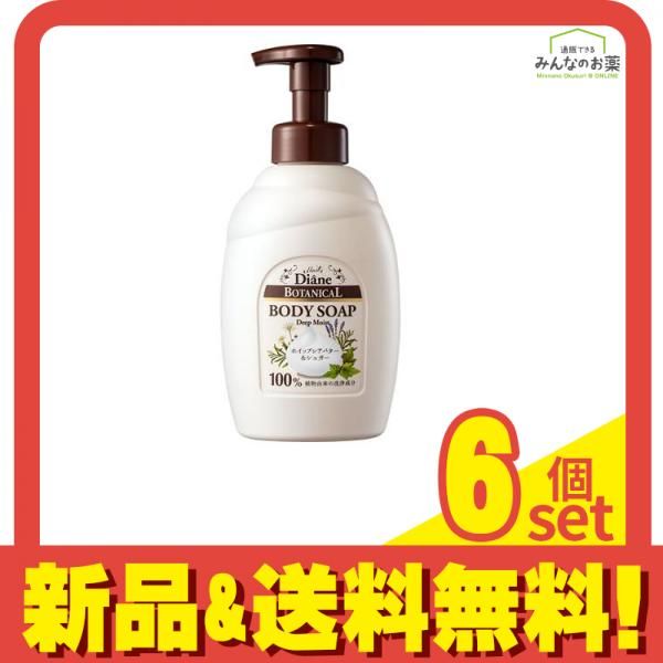 ダイアンボタニカル 泡ボディソープ ディープモイスト 800mL (大容量) 6個セット まとめ売り