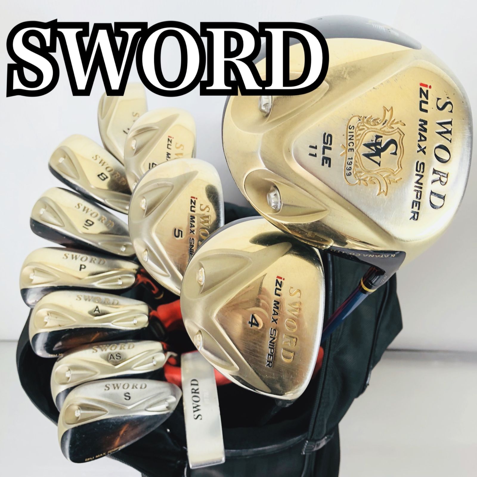 カタナSWORDゴルフフルセット カタナ ゴルフ SWORD 12本フルセット