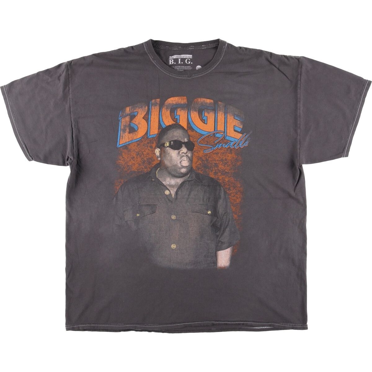 古着 the notorious B. I. G ラップTシャツ ラップT メンズXL相当 