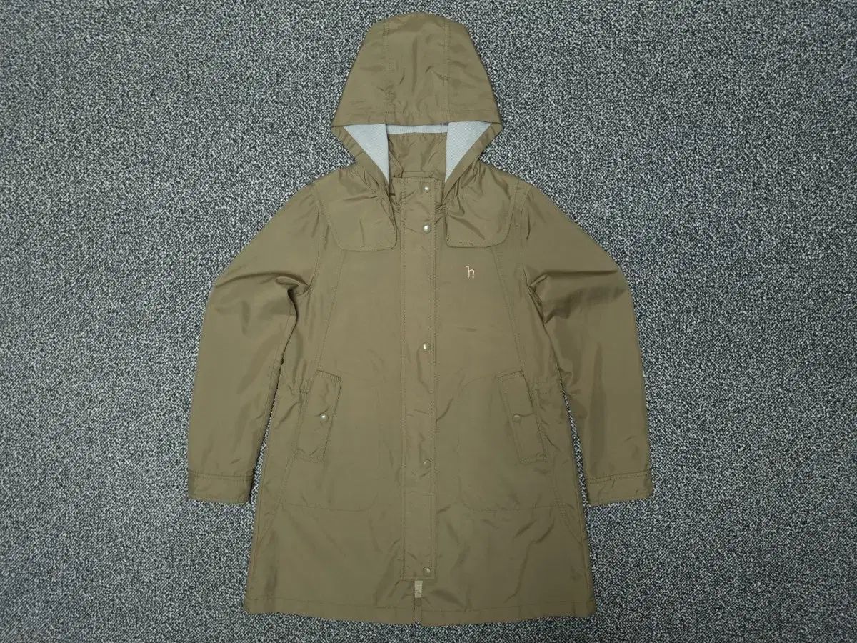 165 HAZZYS へジス キッズ ケープ フード ロング ジャケット