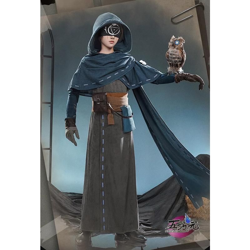 三分妄想 第五人格 IdentityV コスプレ 占い師 通常 衣装 フクロウ 追加可 ハロウィン 文化祭 cs246